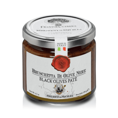Frantoi Cutrera Segreti di Sicilia Black Olive Bruschetta, 6.7 oz Sauces & Condiments Frantoi Cutrera 