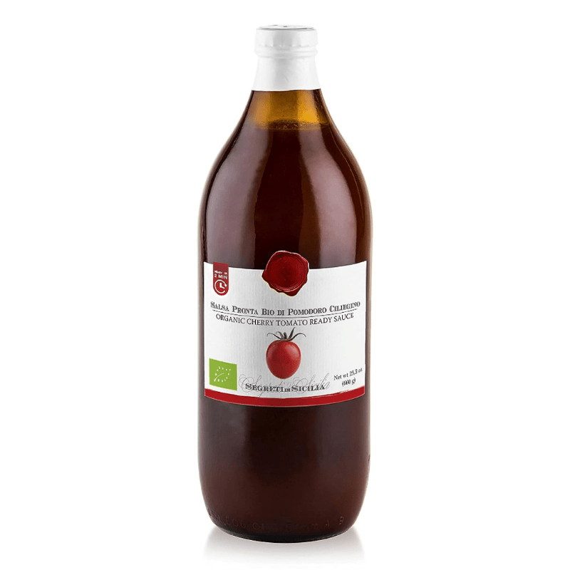 Frantoi Cutrera Segreti di Sicilia Organic Cherry Tomato Sauce, 23.3 oz Sauces & Condiments Frantoi Cutrera 