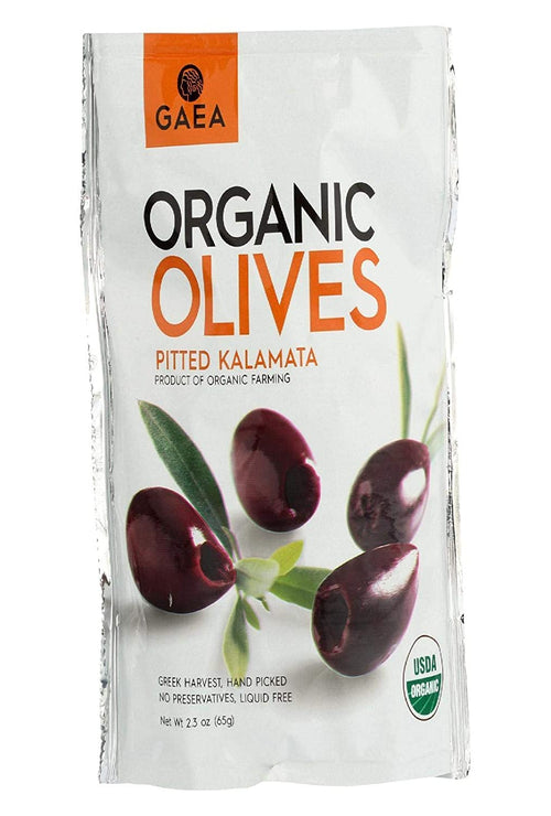Gaea Olive Snack Organic Pitted Kalamata Olives, 2.3 oz