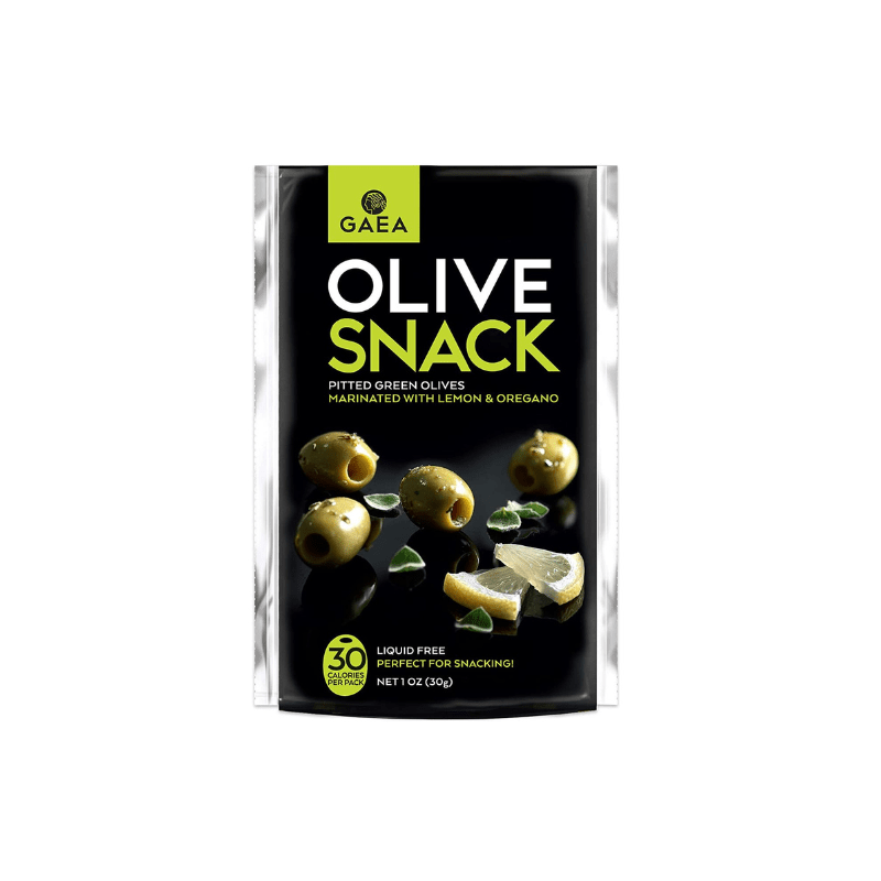 Gaea Pitted Greek Olives Marinated with Lemon & Oregano, 1 oz Sweets & Snacks Gaea 