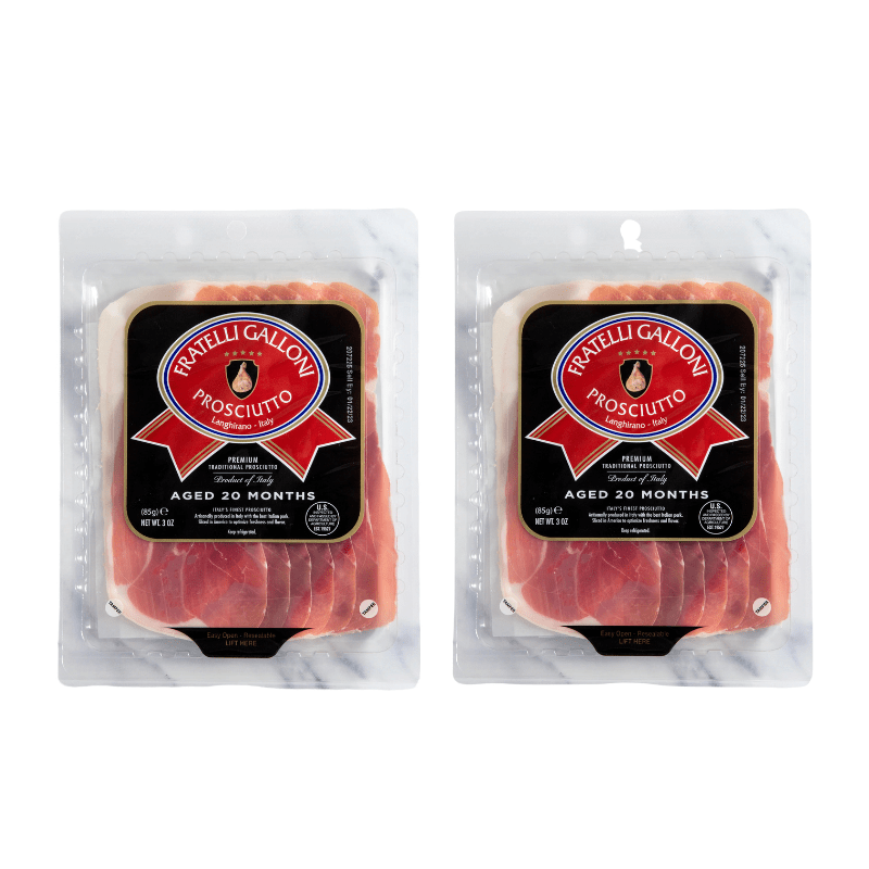 Helder op piloot Consequent Galloni 20 Month Aged Black Parma Sliced Prosciutto, 3 oz [Pack of 2] |  Supermarket Italy
