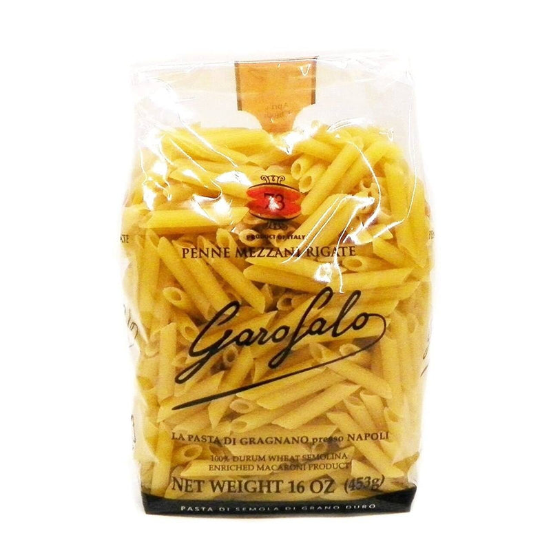 Garofalo No.73 Penne Mezzani Rigate Pasta, 1 lb