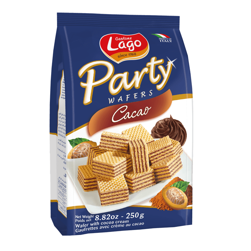 Gastone Lago Cocoa Wafers, 8.8 oz Sweets & Snacks Gastone Lago 