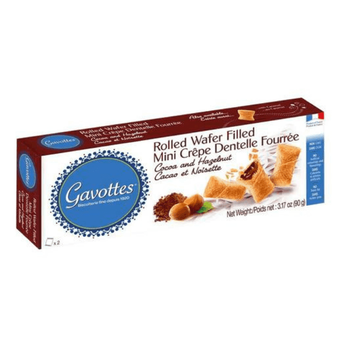 Gavottes Wafer Bites with Cocoa & Hazelnut, 3.2 oz Sweets & Snacks Gavottes 