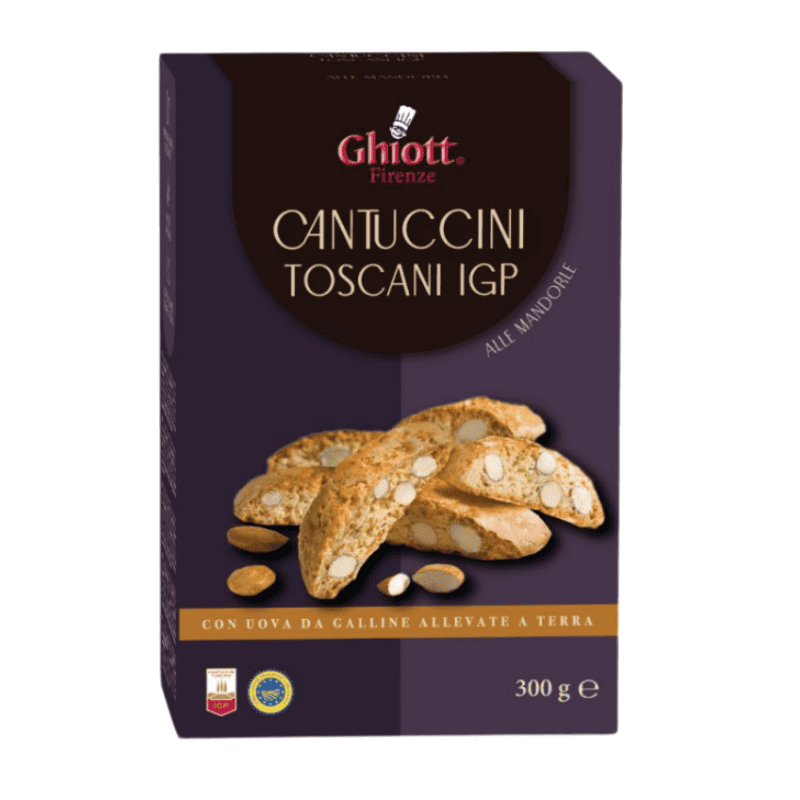 Ghiott 22% Almond Cantuccini Toscani IGP, 10.5 oz | Supermarket Italy