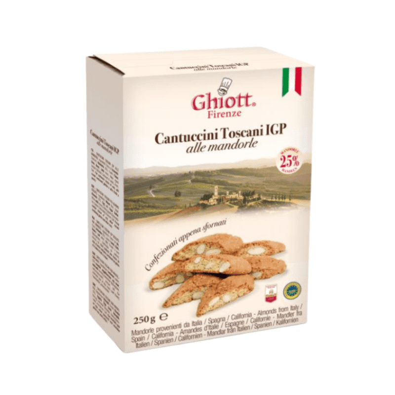 Ghiott 25% Almond Cantuccini Toscani IGP, 10.5 oz Sweets & Snacks Ghiott 