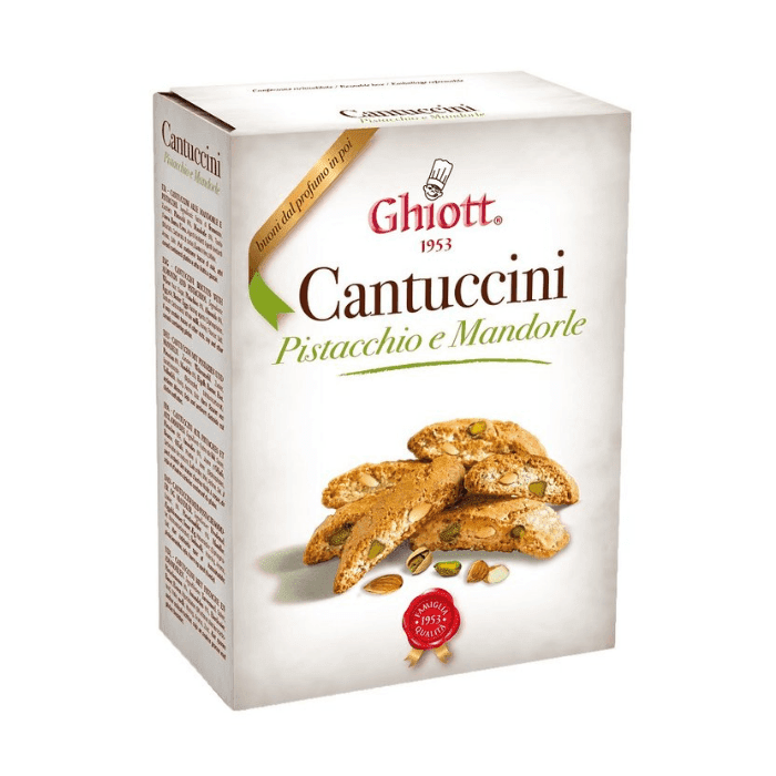 Ghiott Cantuccini with Pistachios & Almonds, 7.05 oz Sweets & Snacks Ghiott 