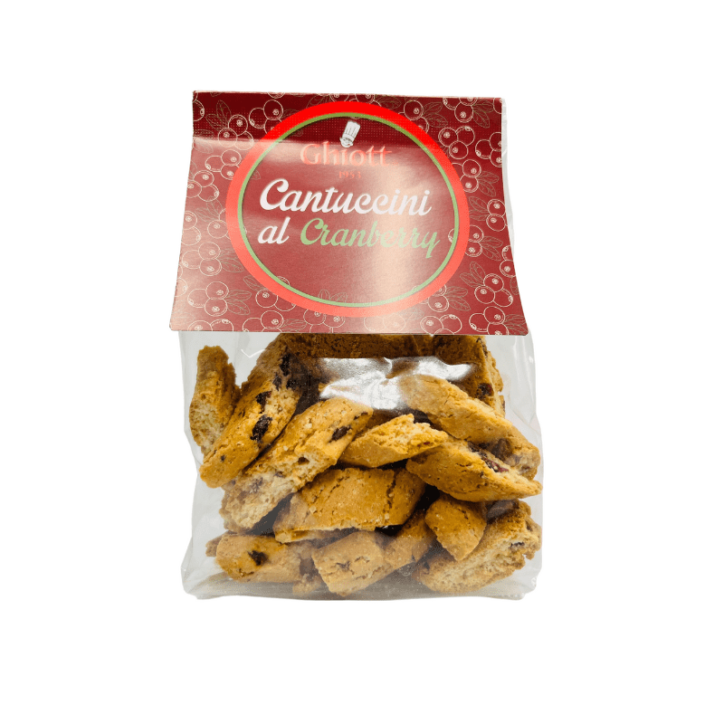 Ghiott Cranberry Cantuccini in Bag, 7.05 oz | Supermarket Italy