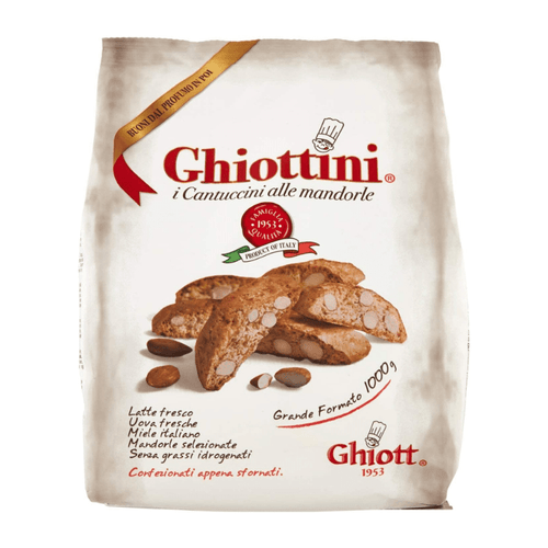 Ghiott Ghiottini Cantuccini alle Mandorle Almond Biscotti, 2.2 Lbs Sweets & Snacks Ghiott 