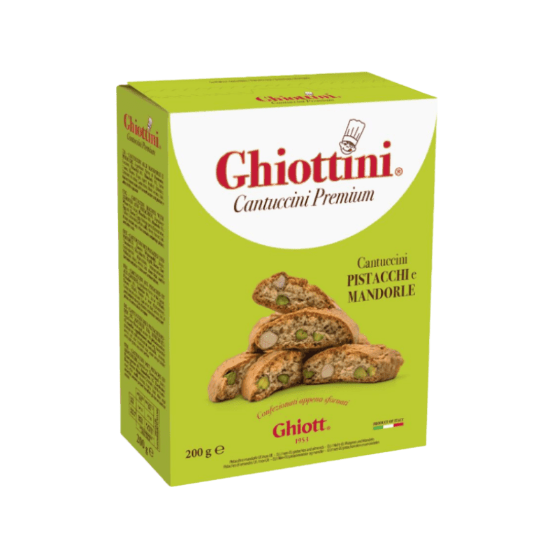 Ghiott Ghiottini Cantuccini with Pistachios & Almonds, 7.05 oz Sweets & Snacks Ghiott 