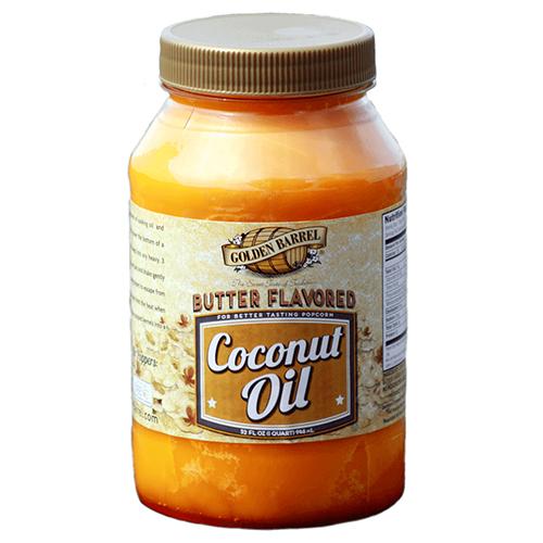 Golden Barrel Butter Flavored Coconut Oil, 32 oz Oil & Vinegar Golden Barrel 