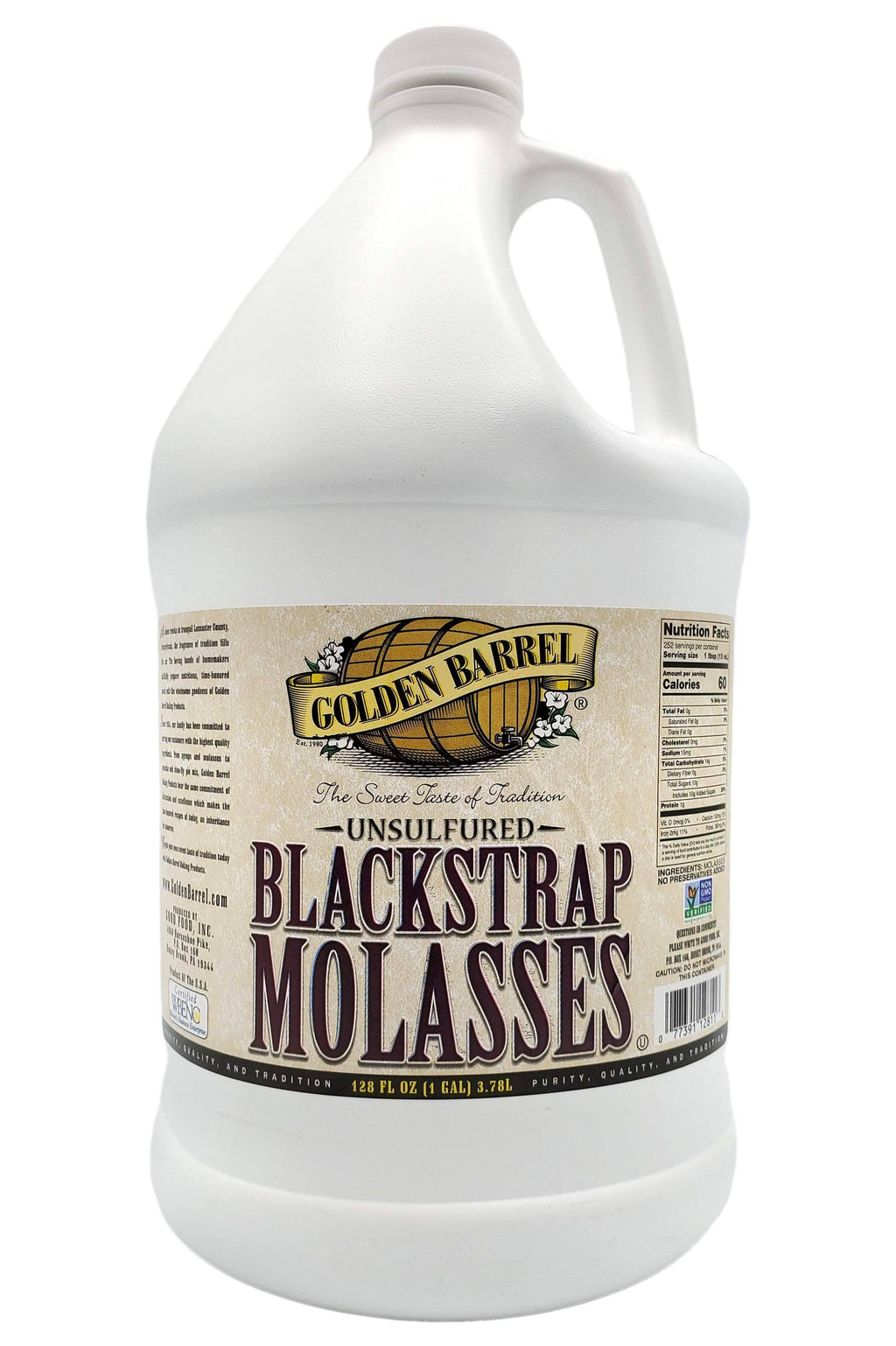 Golden Barrel 16 fl. oz. Unsulfured Blackstrap Molasses | Kitch'n Golden Barrel 16 fl. oz. Unsulfured Blackstrap Molasses | Kitch'n