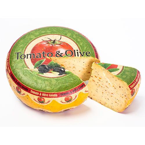 Gouda with Tomato & Olive, 9 lb. Cheese Cheeseland 