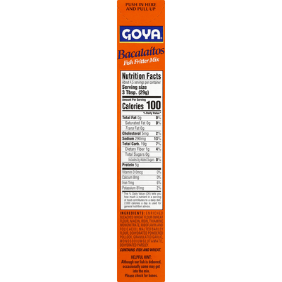 Goya Bacalaitos Codfish Fritter Mix, 4.5 oz Other Goya 