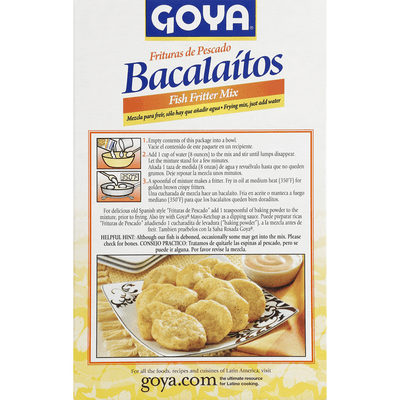 Goya Bacalaitos Codfish Fritter Mix, 4.5 oz Other Goya 