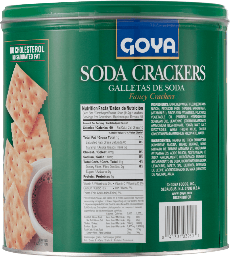 Goya Goya Soda Crackers, 24 oz Sweets & Snacks Goya 