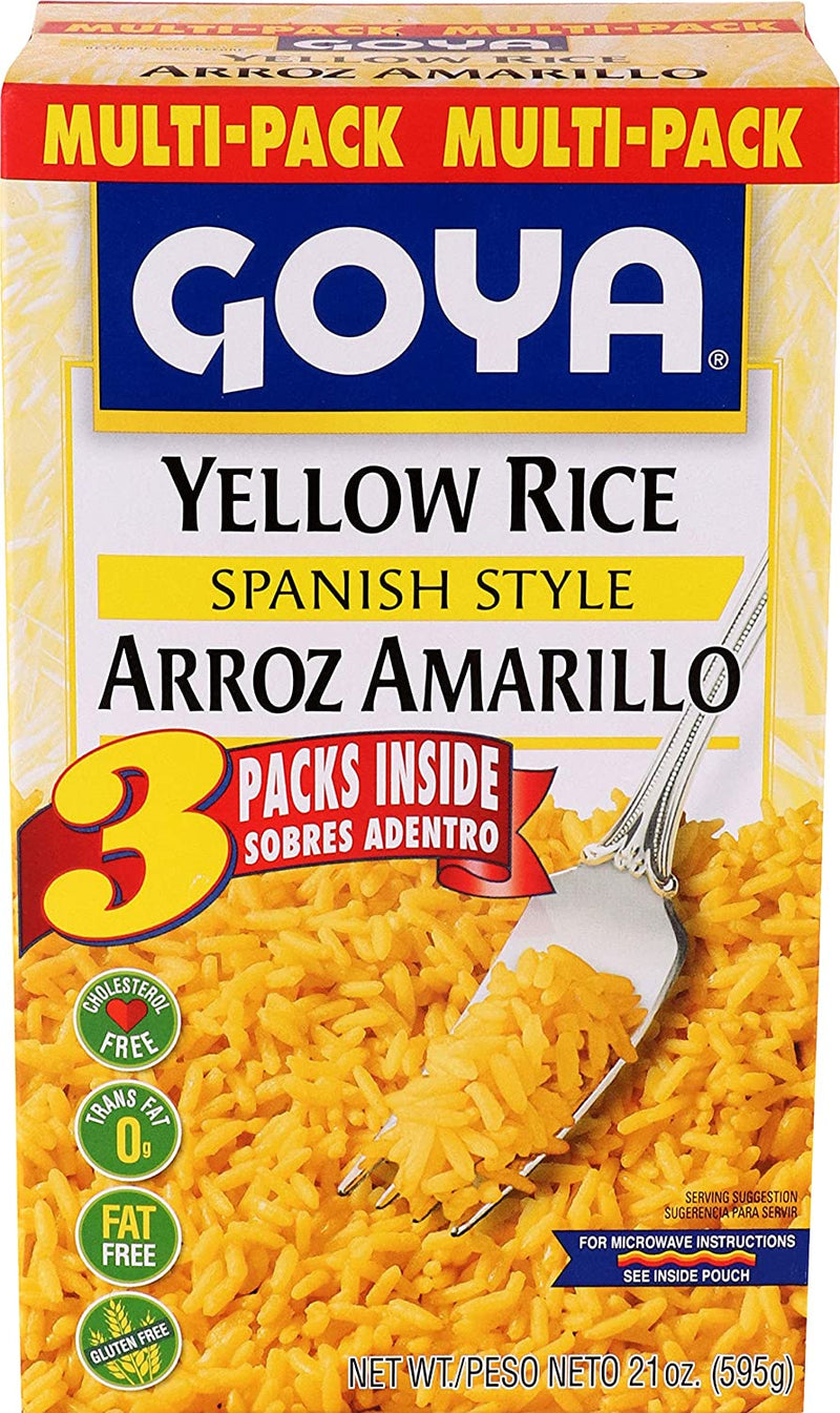 Goya Yellow Rice Multipack, 21 oz Pantry Goya 