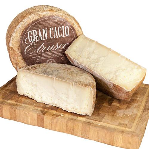 Gran Cacio Etrusco Cheese Wheel, 7 lb. Cheese Supermarket Italy 