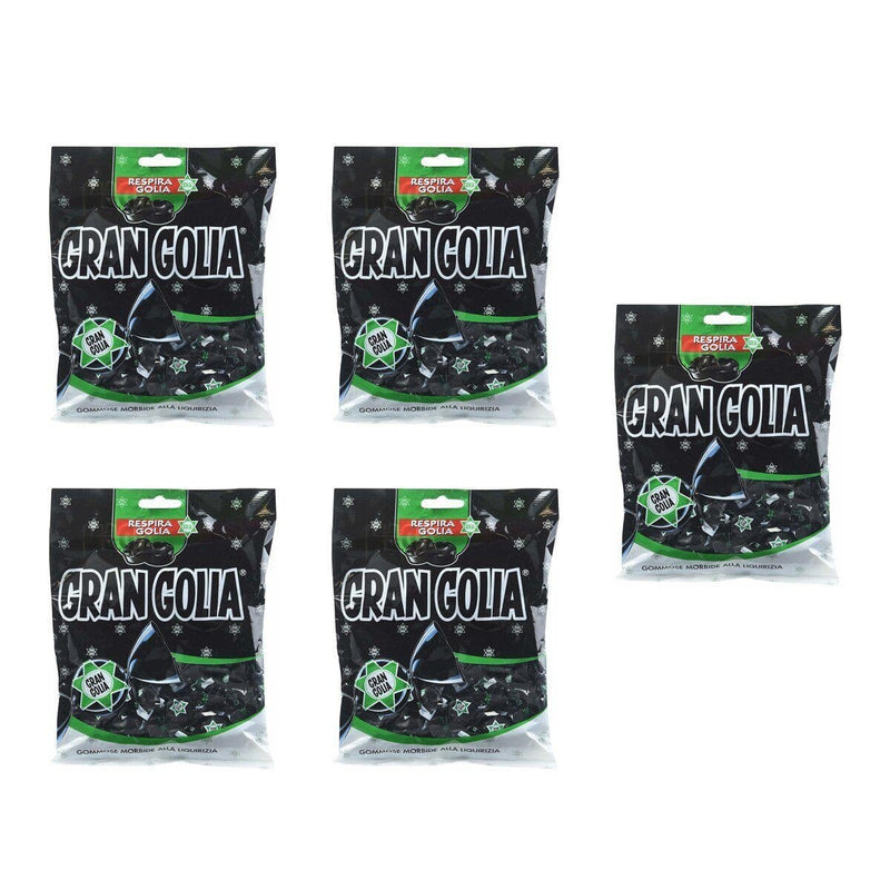 Gran Golia Bag, 6.3 oz (180 grams) Sweets & Snacks Golia Pack of 5 