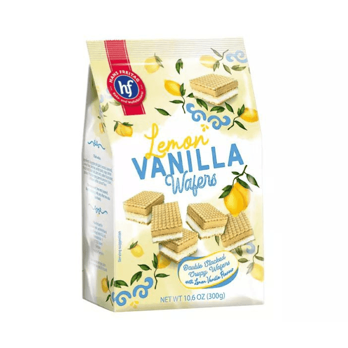 Hans Freitag Lemon Vanilla Wafers, 10.6 oz Sweets & Snacks Hans Freitag 