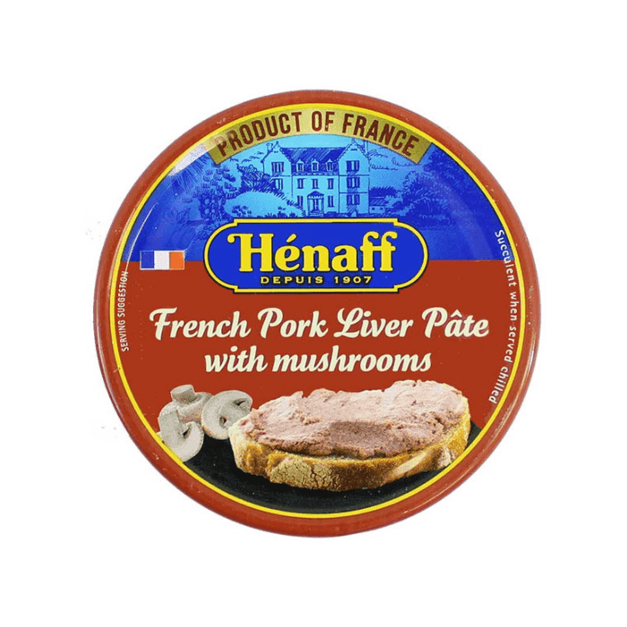Henaff French Pork Liver Pate with Mushrooms, 4.5 oz Pantry Henaff 