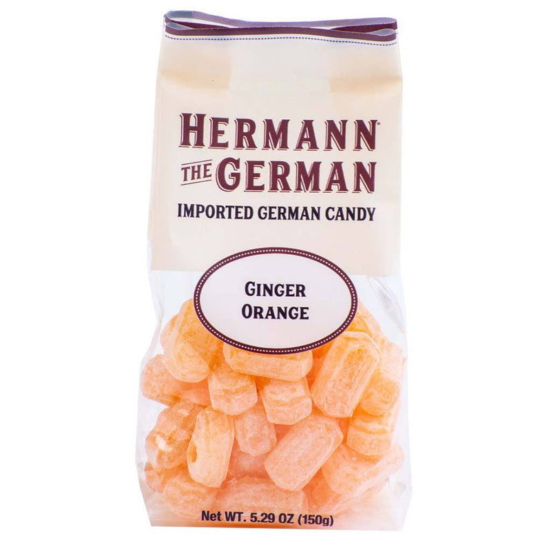 Hermann The German Ginger Orange Hard Candy, 5.29 oz Sweets & Snacks Hermann The German 