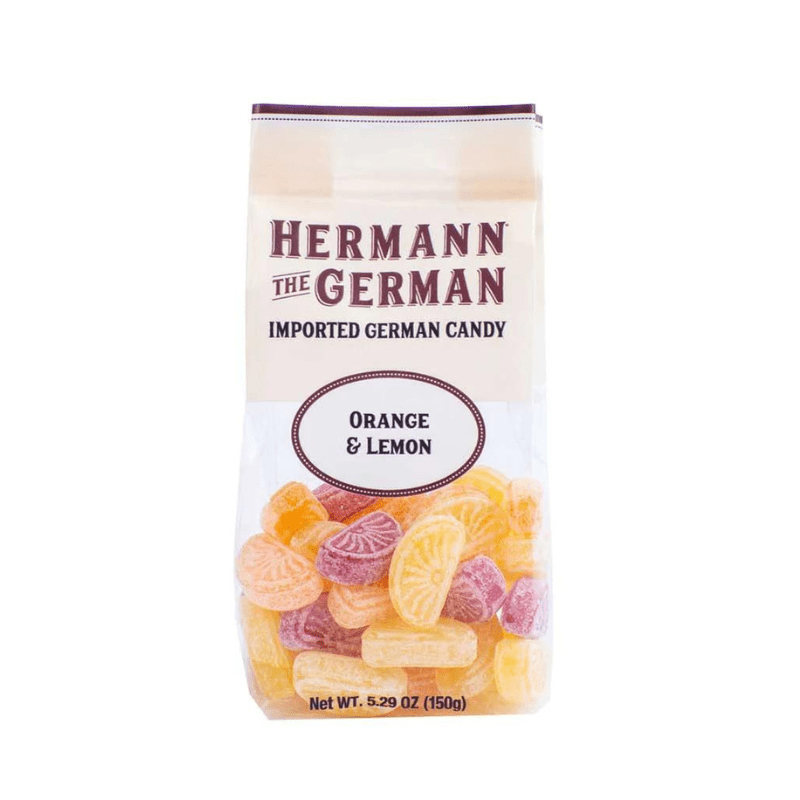 Hermann The German Orange & Lemon Hard Candy, 5.29 oz Sweets & Snacks Hermann The German 