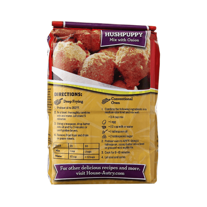 House Autry Hushpuppy Mix with Onion, 2 Lbs Pantry House Autry 