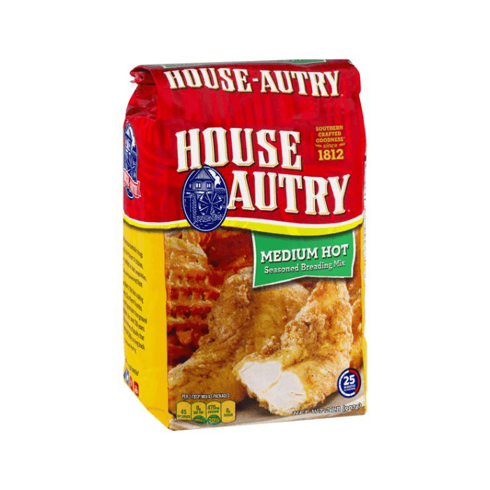 House Autry Medium Hot Seasoned Breading Mix, 2 Lbs Pantry House Autry 