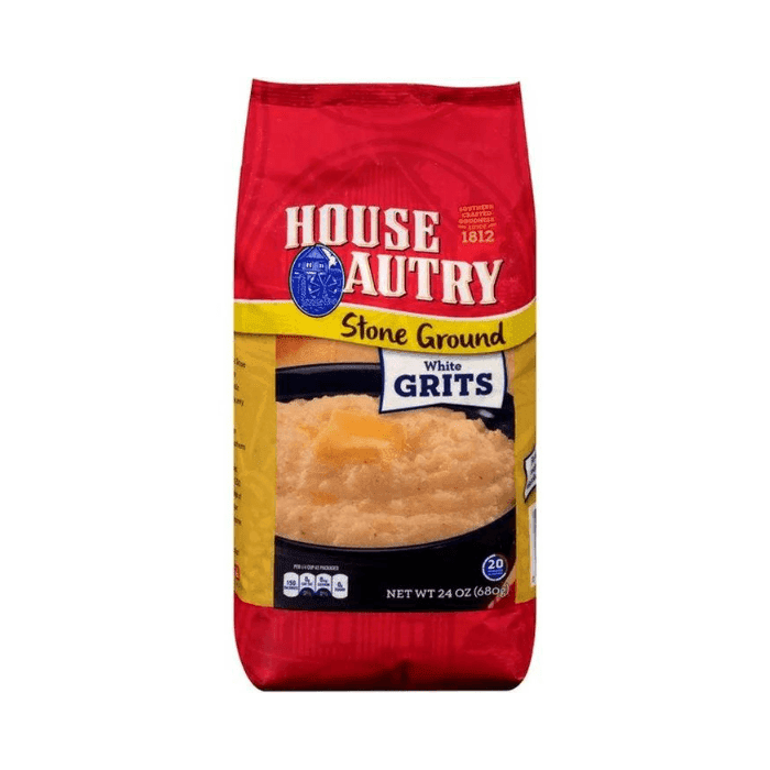 House Autry Stone Ground White Grits, 24 oz Pantry House Autry 