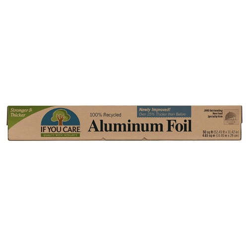 If You Care 100% Recycled Aluminum Foil, 50 ft Home & Kitchen If You Care 