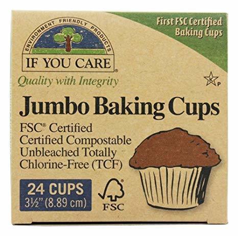 If You Care Baking Cups Jumbo Unbleached, 24 Cups