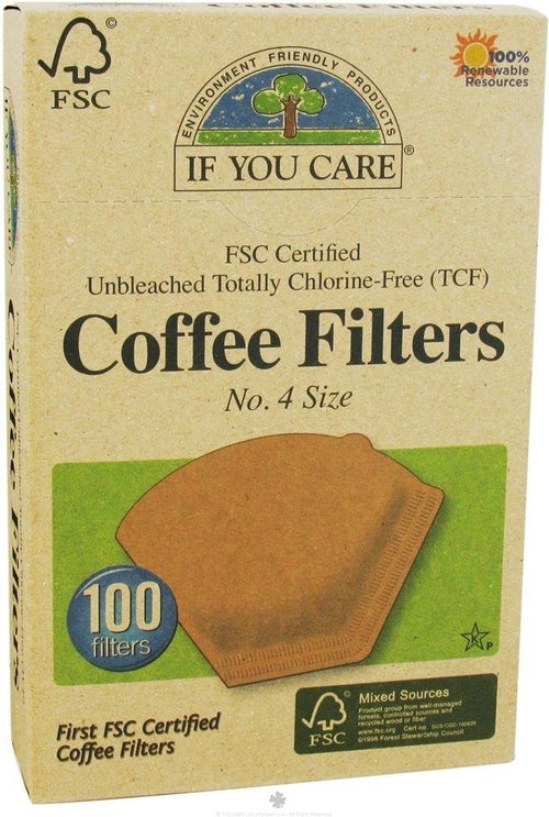 If You Care Coffee Filters #4 Cone - 100 Count