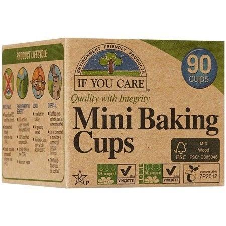 If You Care Mini Baking Cups Unbleached, 90 Cups