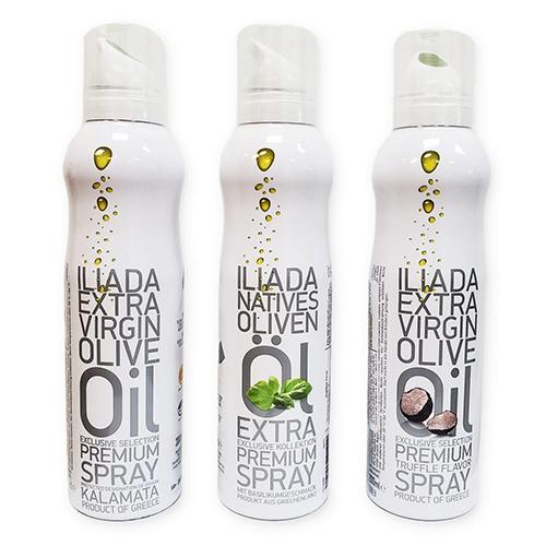 Iliada Variety Extra Virgin Olive Oil Spray Pack, 6.8 oz Oil & Vinegar Iliada 