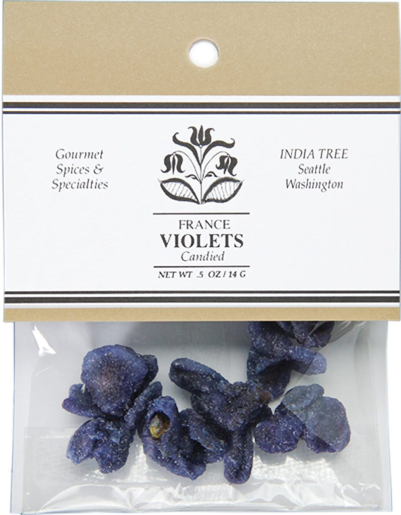 India Tree Candied Violets, 0.5 oz Pantry India Tree 