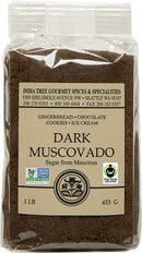 India Tree Dark Muscovado Sugar, 1 Lb Pantry India Tree 