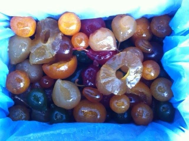 Italian Whole Mixed Candied Fruit - 11 lbs