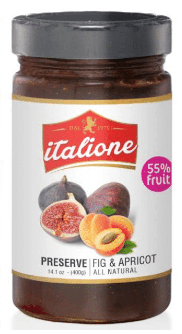 Italione Fig and Apricot Preserve, 14.1oz Fruits & Veggies Italione 
