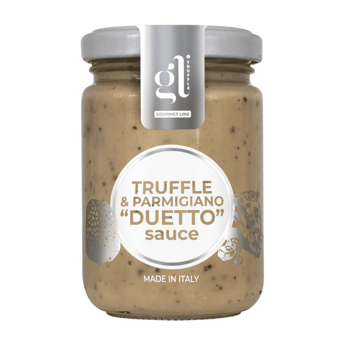 Jimmy Tartufi Gourmet Line Truffle & Parmigiano “Duetto” Sauce, 4.6 oz Sauces & Condiments Jimmy Tartufi 
