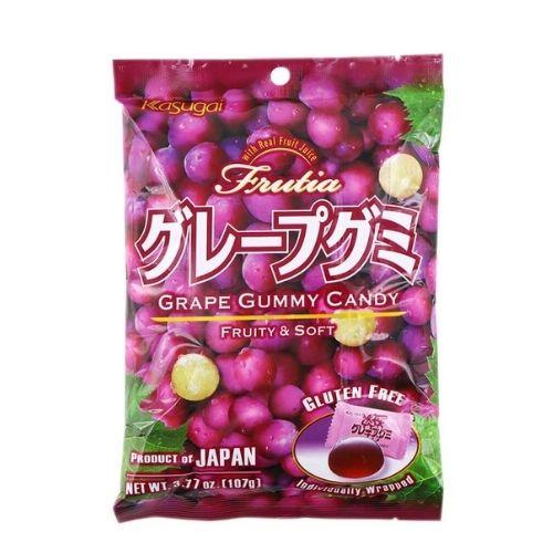 Kasugai Frutia Grape Gummy Candy, 3.77 oz Sweets & Snacks Kasugai 