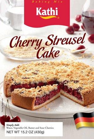 Kathi Cherry Streusel Cake Mix, 15.2 oz Sweets & Snacks Kathi 