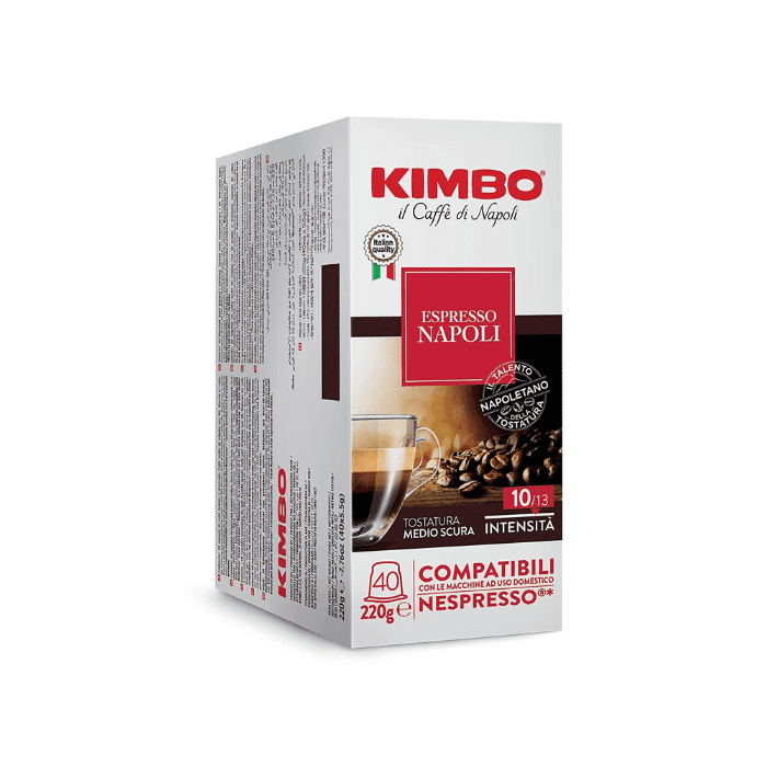 Kimbo Nespresso Napoli Italian Espresso Capsules (40 Capsules) Coffee & Beverages Kimbo Coffee 