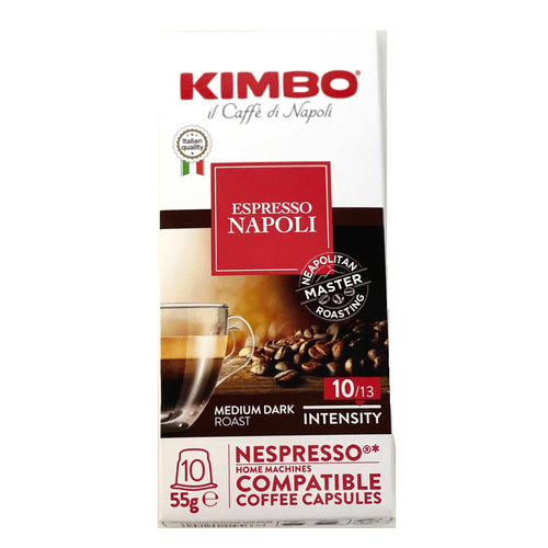 Kimbo Nespresso Napoli Italian Espresso Capsules Coffee & Beverages Kimbo Coffee 