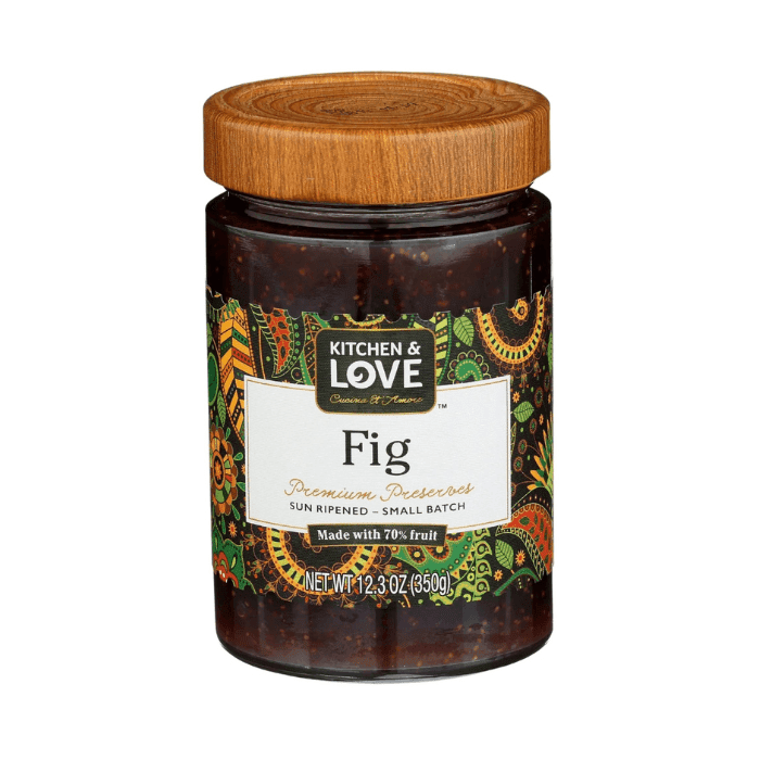 Kitchen & Love Fig Preserve, 12.3 oz Pantry Kitchen & Love 