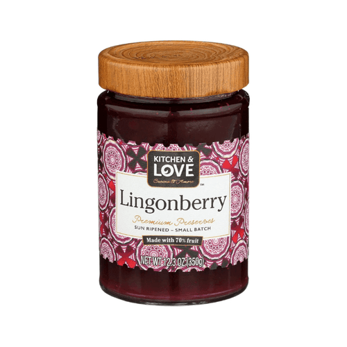 Kitchen & Love Lingonberry Preserve, 12.3 oz Pantry Kitchen & Love 