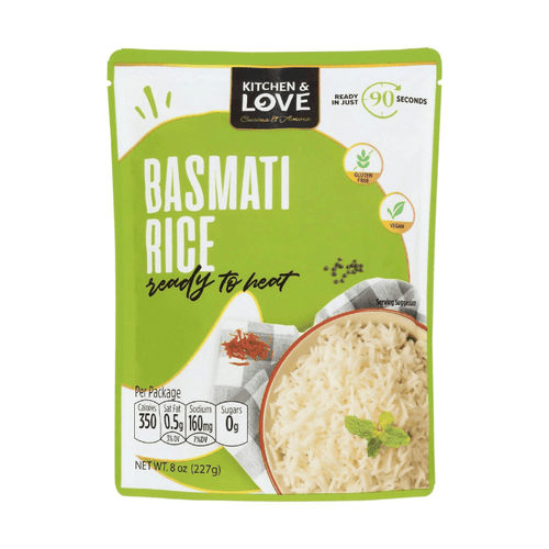 Kitchen & Love Ready to Heat Basmati Rice, 8 oz Pasta & Dry Goods Kitchen & Love 