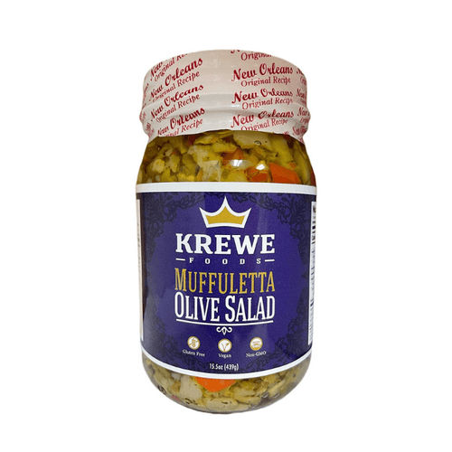 Krewe Foods Muffuletta Olive Salad, 15.5 oz Olives & Capers Krewe Foods 