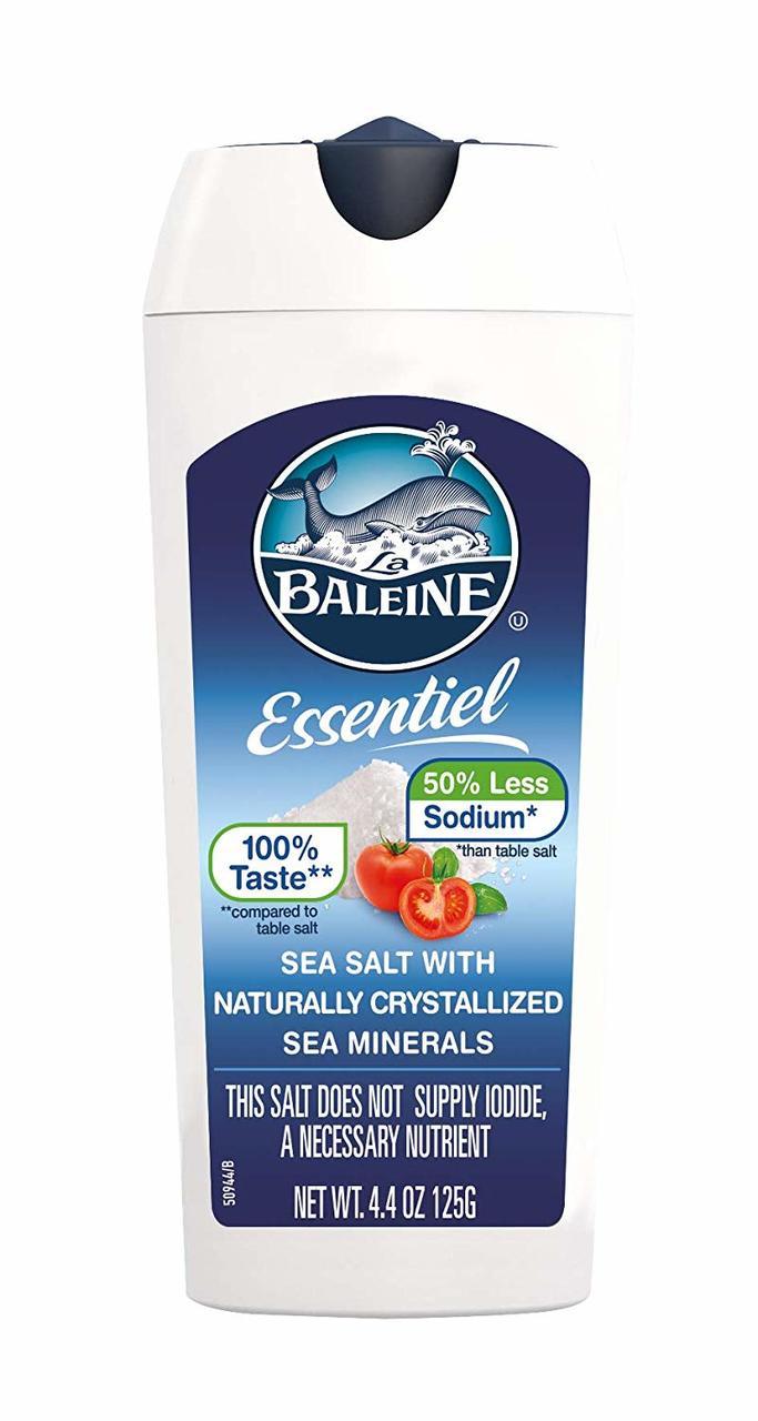 La Baleine Essentiel 50% Less Sodium Sea Minerals Shaker - 4.4 oz