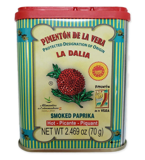 La Dalia Pimenton De La Vera DOP Hot Smoked Paprika, 2.5 oz
